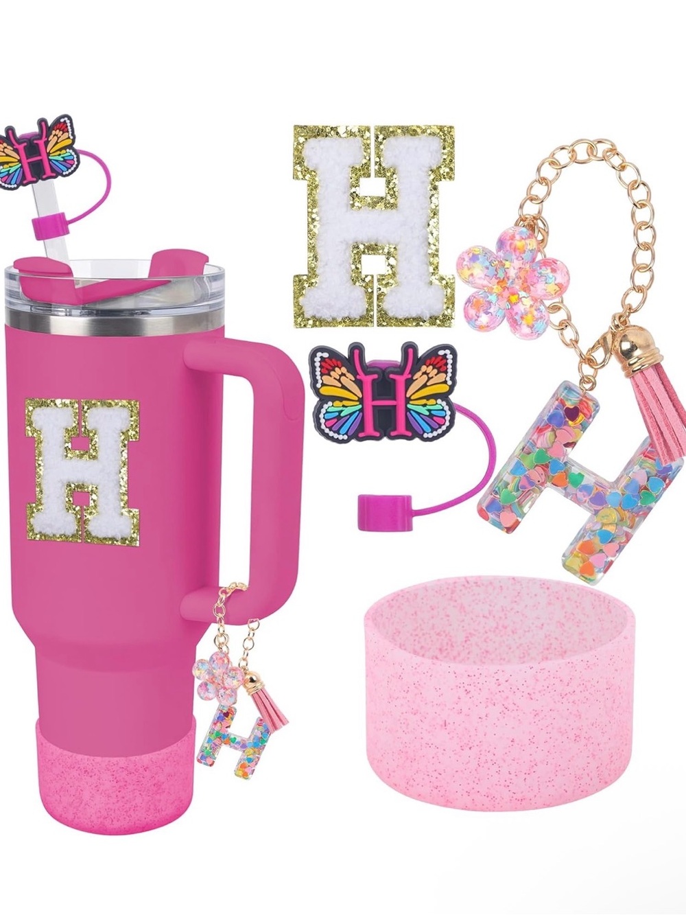 Stanley Accessories Set for Stanley Cup 30/40 Oz  Letter H